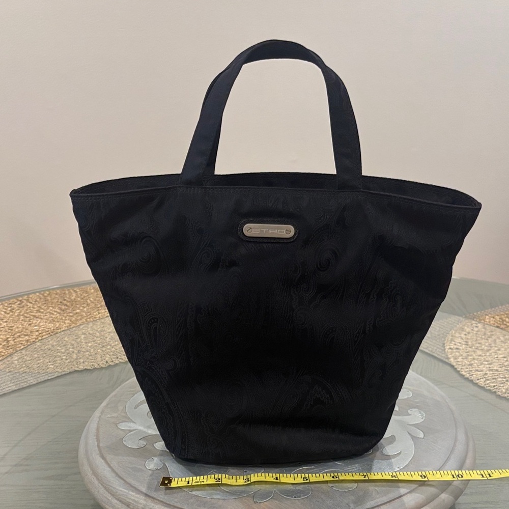 ETRO- made in Italy, Black  Bag